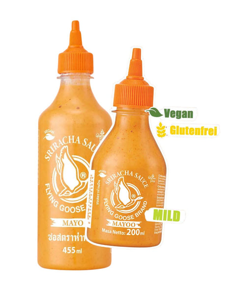 Flying Goose Sriracha Mayo Sauce (vegan) – 200 ml / 455 ml